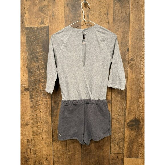 Ivivva By Lululemon Short Romper Long Sleeve Grey Size 12 EUC - Picture 2 of 3